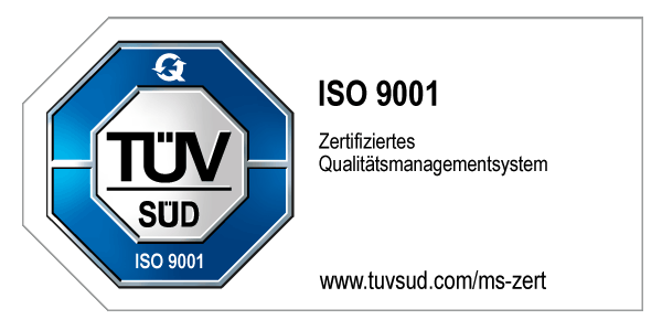 ISO 9001 Zertifiziertes Qualitätsmanagement