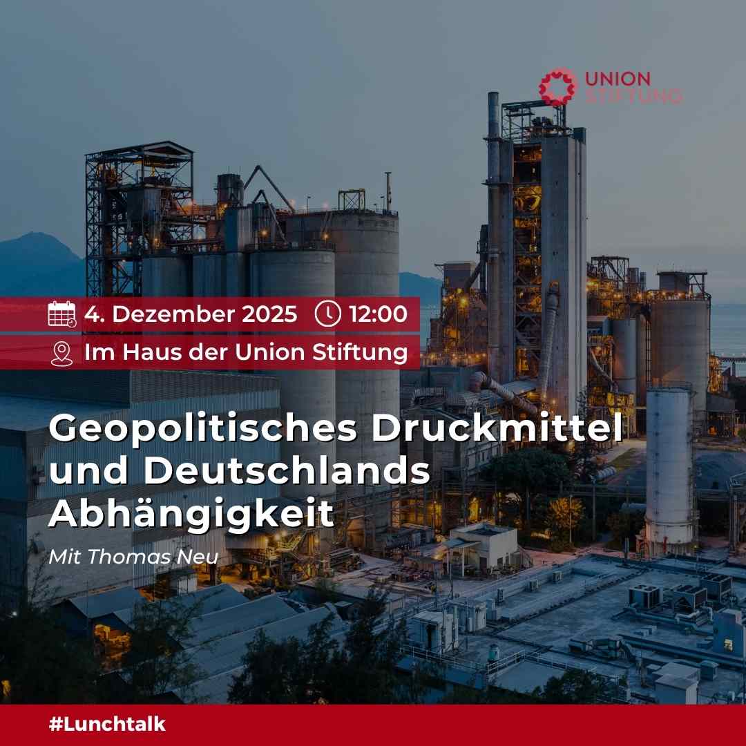 Lunchtalk: Seltene Erden – Geopolitisches Druckmittel und Deutschlands Abhängigkeit