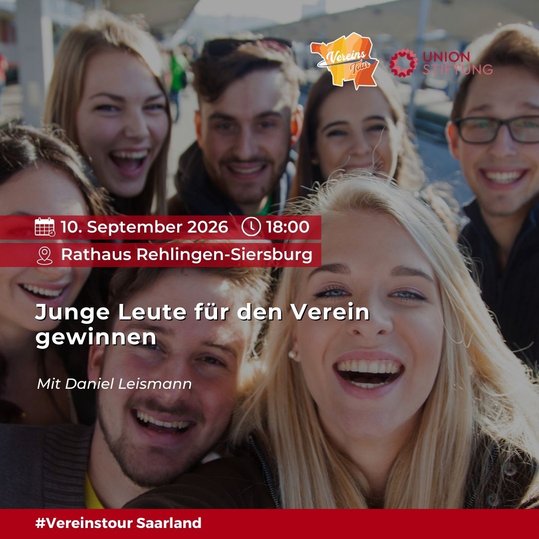 Junge Leute für Ihren Verein gewinnen