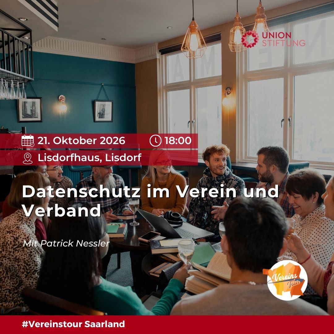 Datenschutz im Verein und Verband