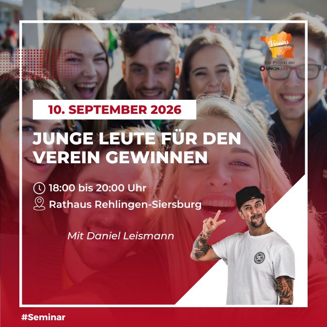 Junge Leute für Ihren Verein gewinnen