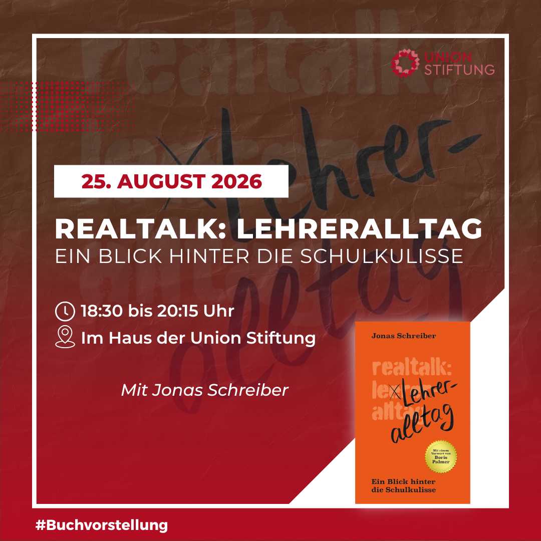 Buchvorstellung und Empfang: Realtalk Lehreralltag – Ein Blick hinter die Schulkulisse