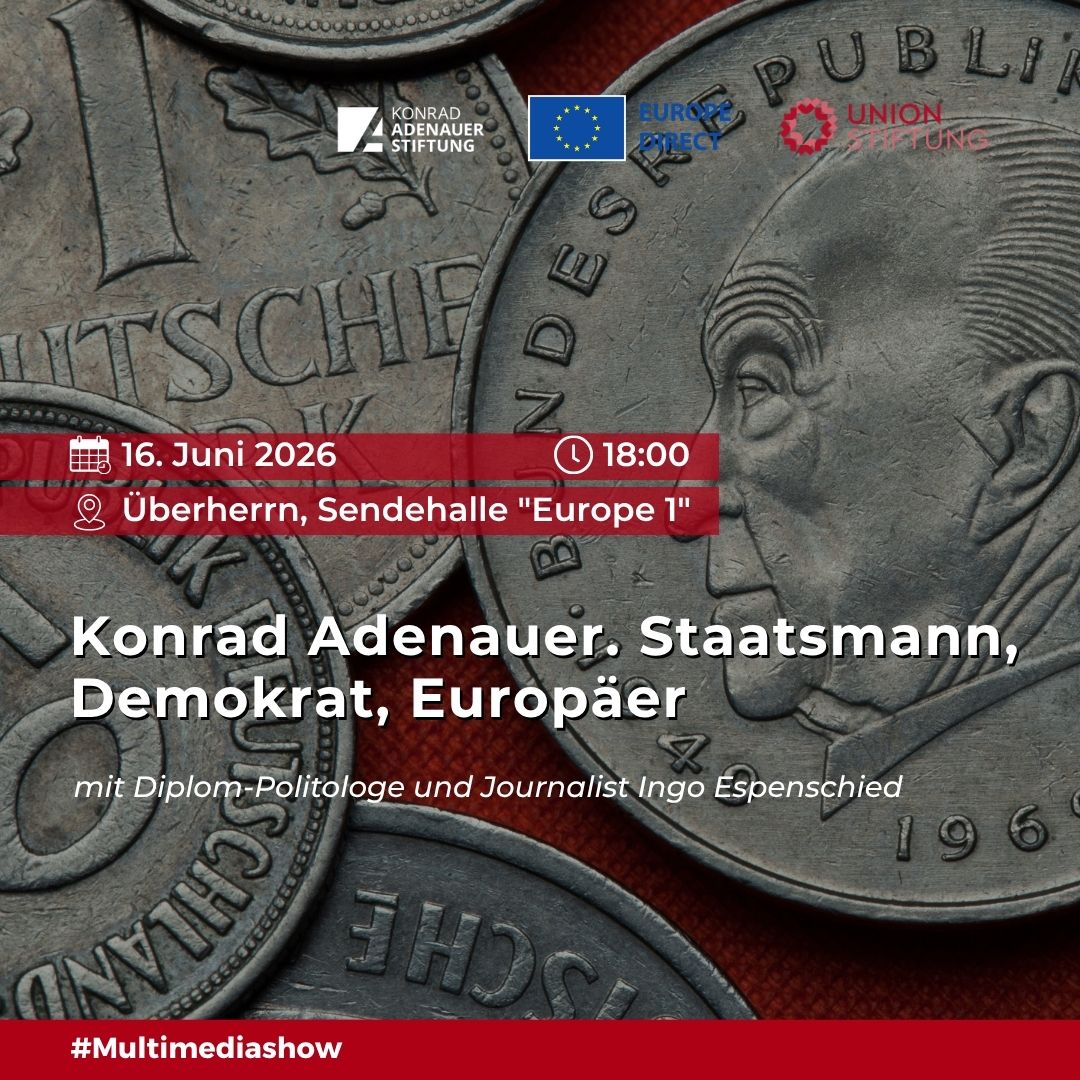 Konrad Adenauer. Staatsmann, Demokrat, Europäer – Multimediashow mit Diplom-Politologe und Journalist Ingo Espenschied