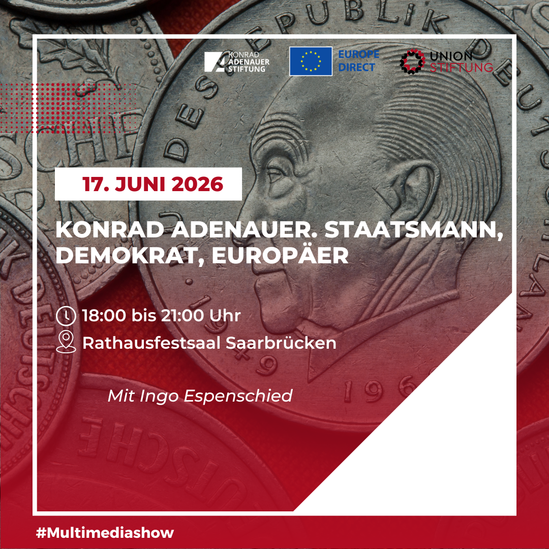 Konrad Adenauer. Staatsmann, Demokrat, Europäer – Multimediashow mit Diplom-Politologe und Journalist Ingo Espenschied