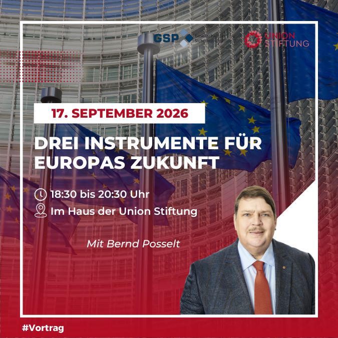 „Drei Instrumente für Europas Zukunft“ – Vortrag mit Bernd Posselt