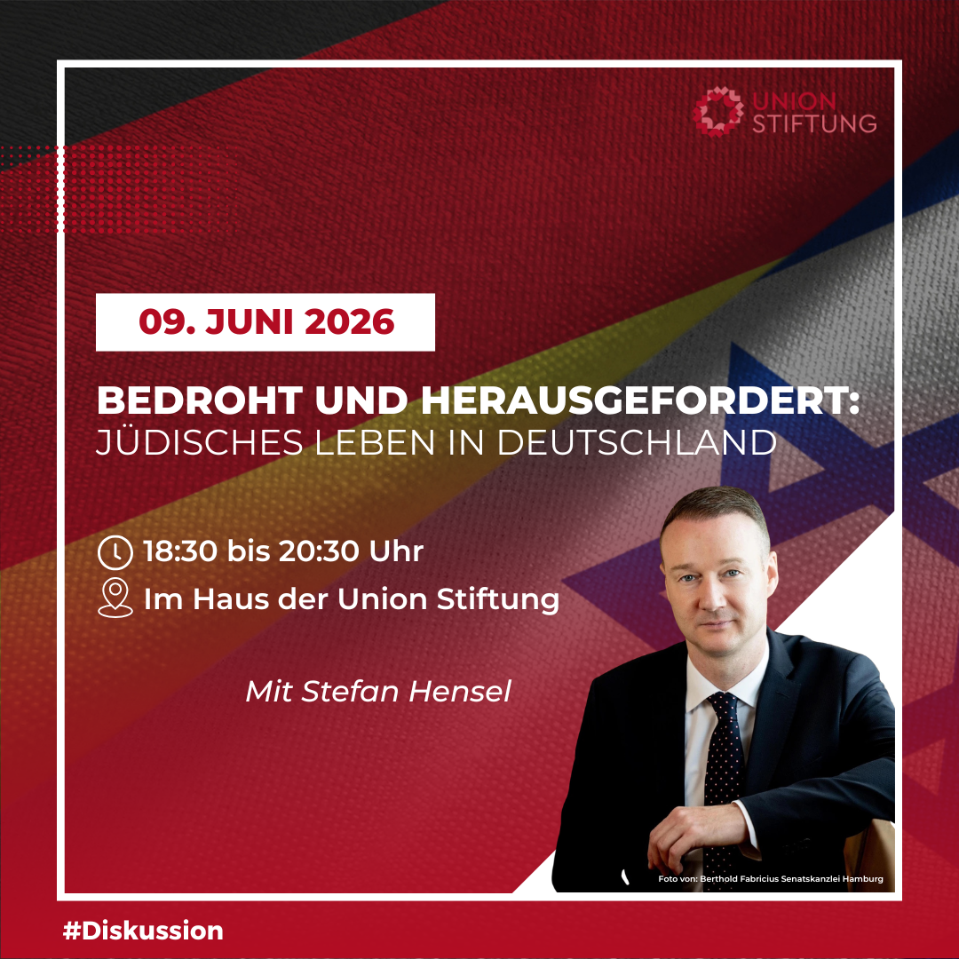 Bedroht und herausgefordert: Jüdisches Leben in Deutschland mit Stefan Hensel