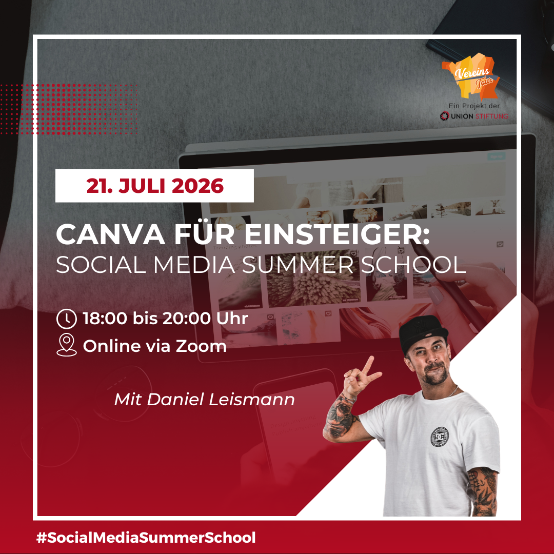 Canva für Einsteiger: Social Media Summer School