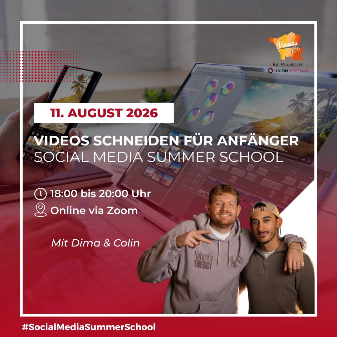 Videos schneiden für Einsteiger: Social Media Summer School