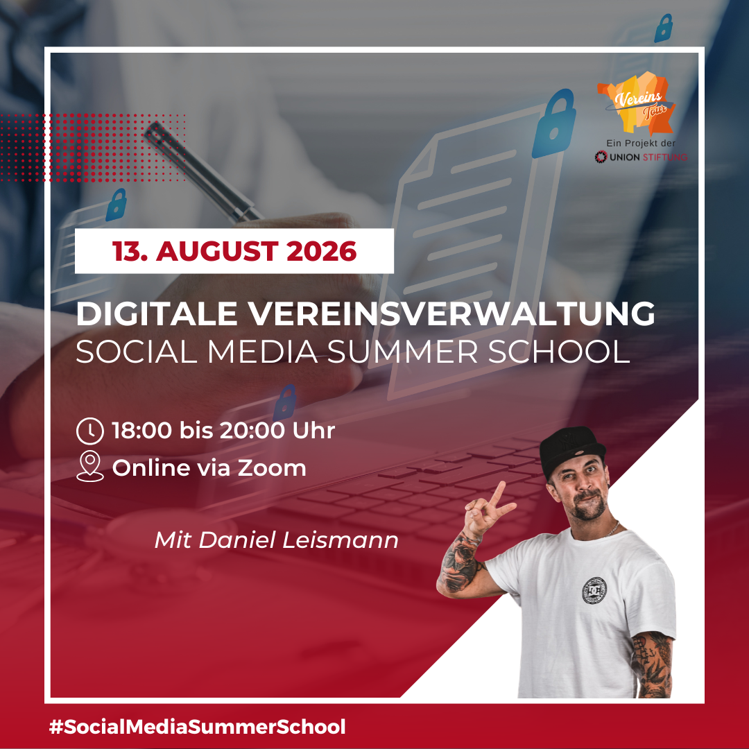 Digitale Vereinsverwaltung: Social Media Summer School
