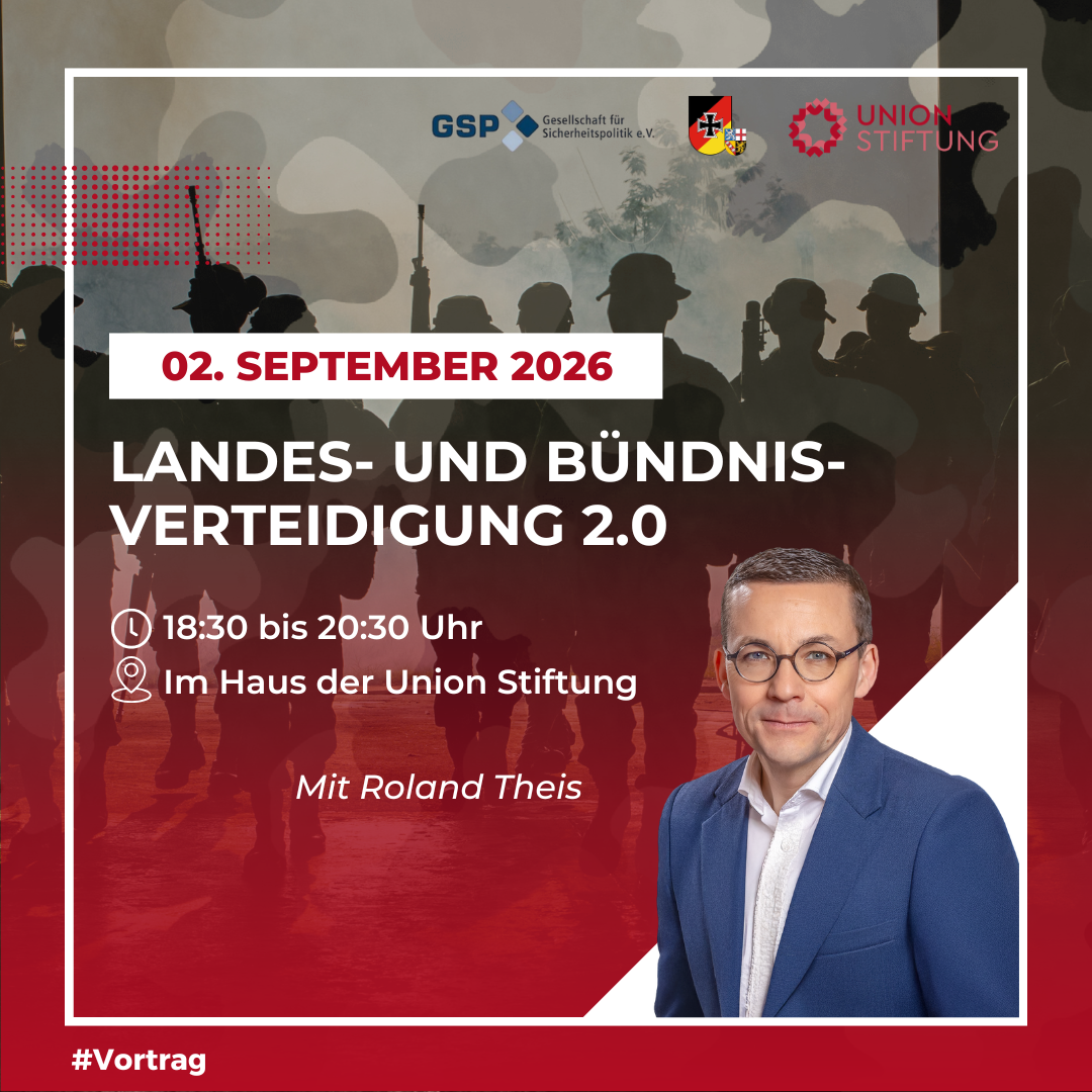 Landes- und Bündnisverteidigung 2.0 – Vortrag mit Roland Theis MdB