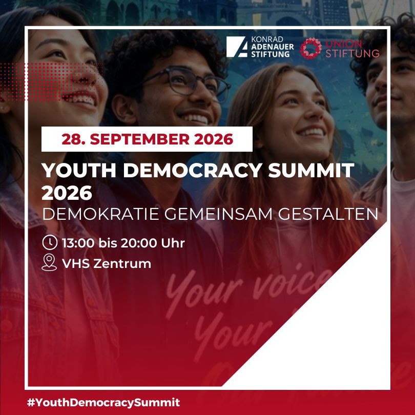 Youth Democracy Summit 2026: Demokratie gemeinsam gestalten