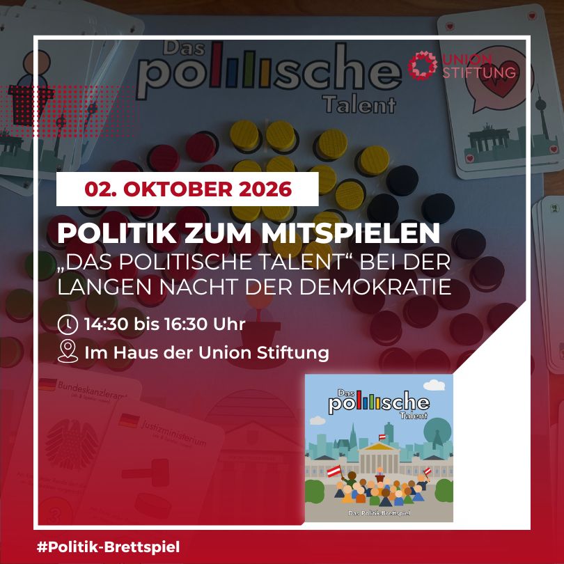Politik zum Mitspielen: „Das politische Talent“ bei der Langen Nacht der Demokratie