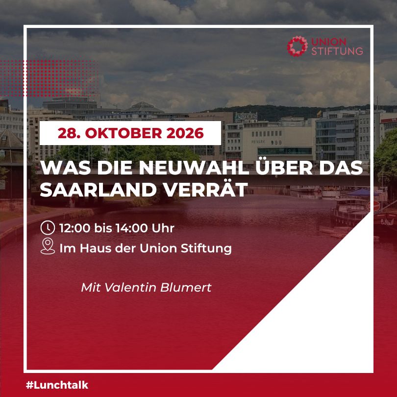Was die Neuwahl über das Saarland verrät - Lunchtalk mit Valentin Blumert, Gründer von Wahlkreisprognose