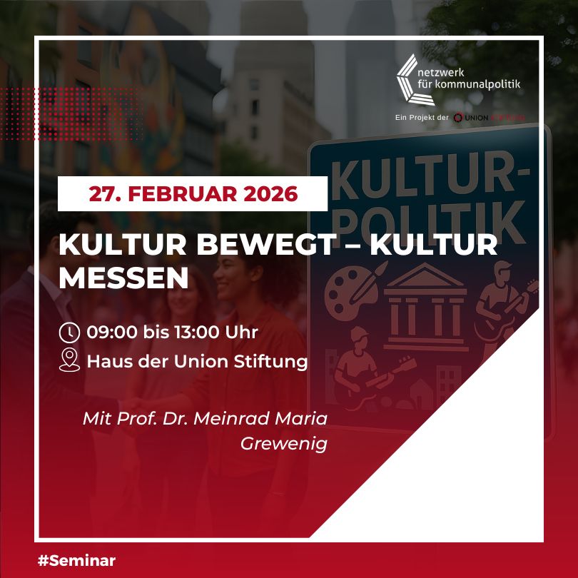 Kultur bewegt – Kultur messen: Kriterien für eine gute Kulturpolitik in Ihrer Kommune