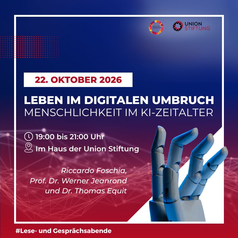 „Leben im digitalen Umbruch“ - Menschlichkeit im KI-Zeitalter